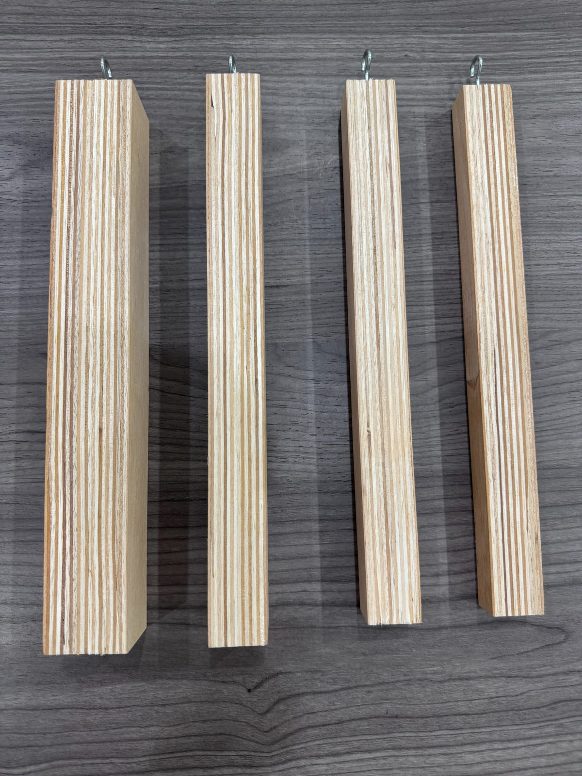 LVL construction sample blocks — dimensional lumber components