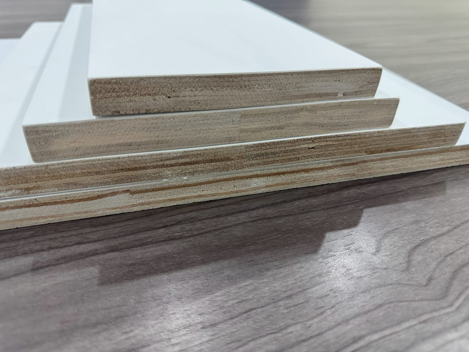 LVL moulding profile — primed trim cross-section detail
