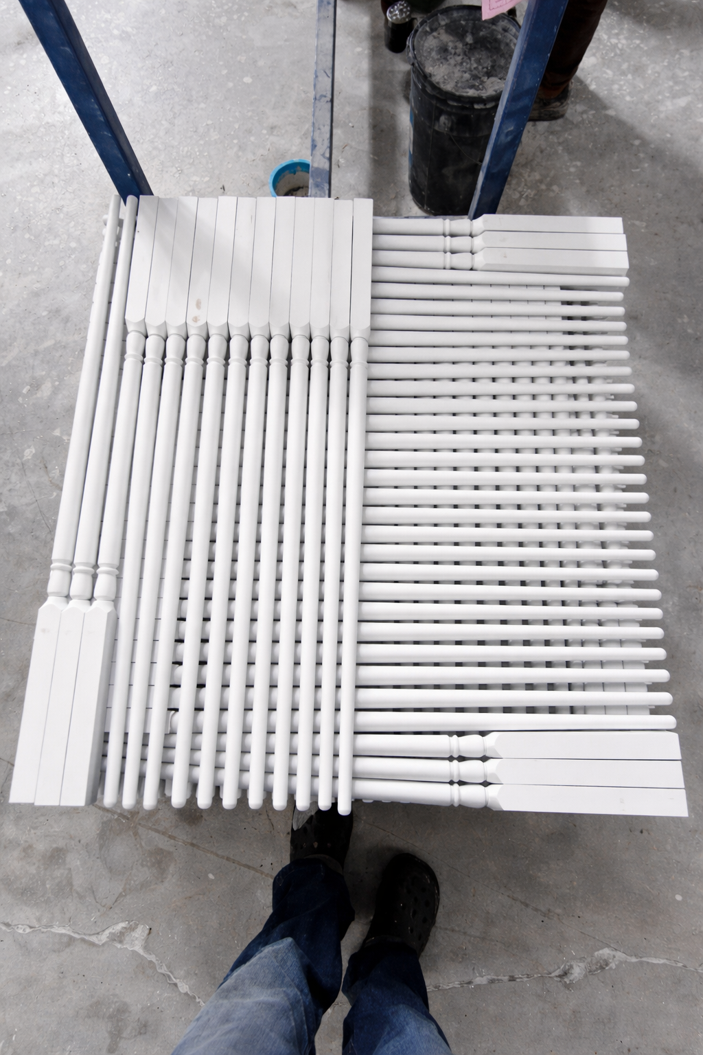 LVL moulding boards in production facility