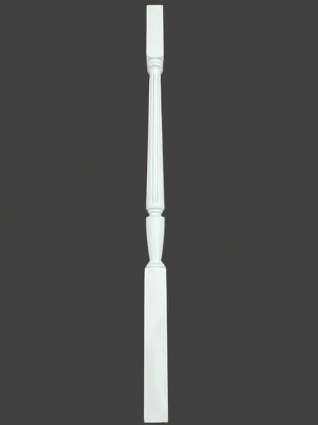 Baluster 2005 — fluted, square bottom LVL baluster profile