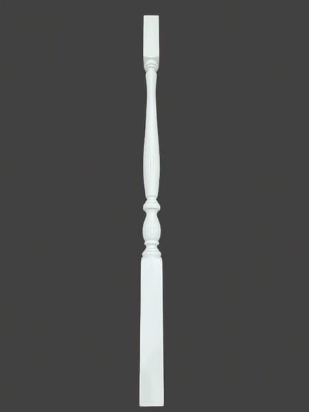 Baluster 2905 — plain, square bottom LVL baluster profile