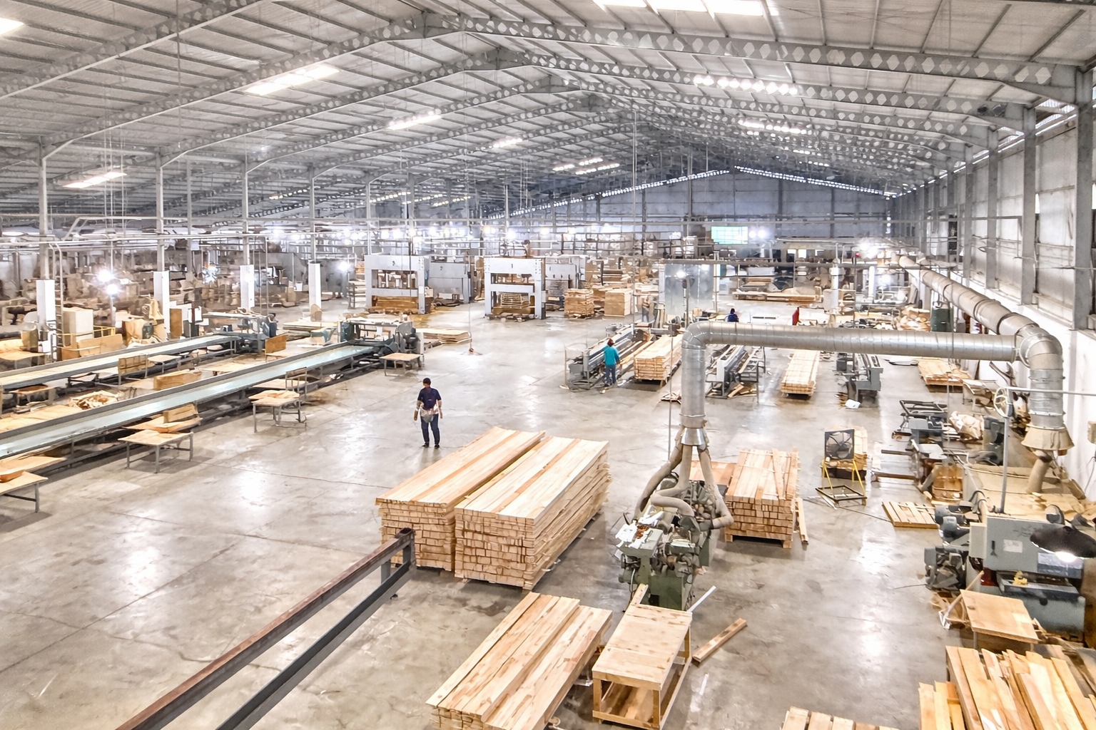 Interior view of the Tri Eka manufacturing facility